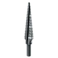 MILWAUKEE ELECTRIC TOOLS Step Drill Bits, 1/8 in-1/2 in, 13 Steps