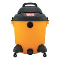 Economical Wet/Dry Vacuum, 12gal Capacity, 23lb, Black/Yellow