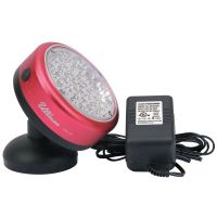 LED Rechargeable Magnetic Rotating Work Light, 150 lm, Red/Gray