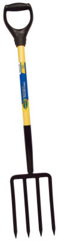 UNION TOOLS Spading Forks, 4-tine, 30 in Fiberglass handle