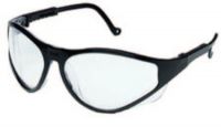 Honeywell Uvex U2 Eyewear, Clear Lens, Polycarbonate, Anti-Scratch, Hard Coat, Black Frame