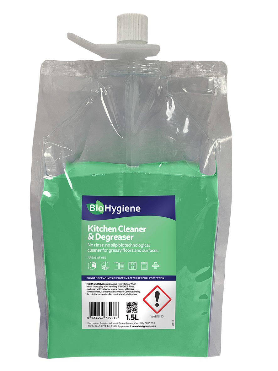 BioHygiene Kitchen Cleaner & Degreaser 1.5 Litre [Each]