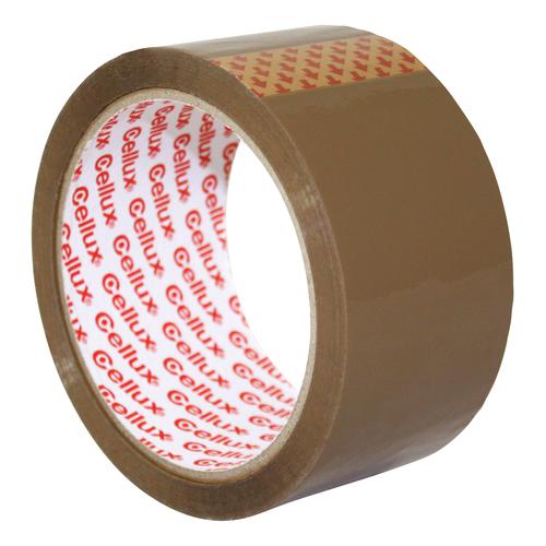 Sellotape Cellux Tape Economy General Purpose 48mmx50m Buff Ref 0550 [Pack 6]