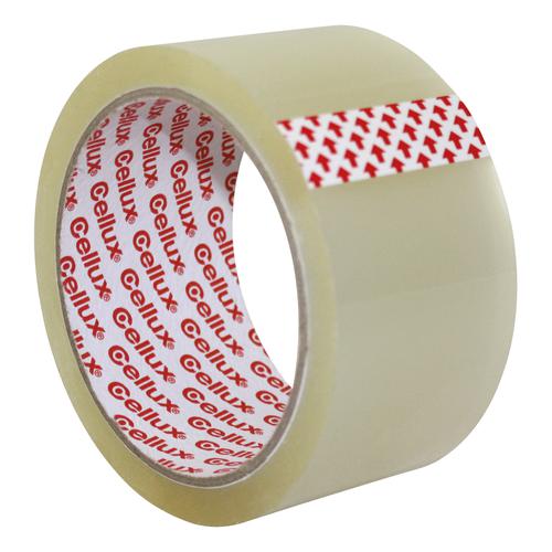 Sellotape Cellux Tape Economy General Purpose 48mmx50m Clear Ref 0857 [Pack 6]