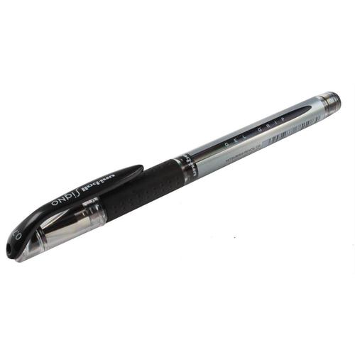 Uni-ball UM151S SigNo Gel Grip Rollerball 0.7mm Tip 0.5mm Line Black Ref 751081000 [Pack 12] Mitsubishi Pencil Company