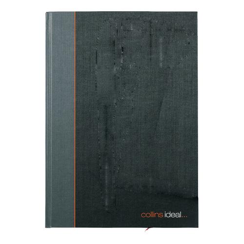 Collins Ideal Notebook Casebound 80gsm Ruled 192pp A4 Black/Green Ref 6428