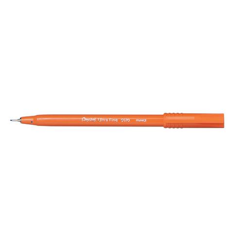 Pentel S570 Ultra Fine Pen Plastic 0.6mm Tip 0.3mm Line Blue Ref S570-C [Pack 12] Pentel Co