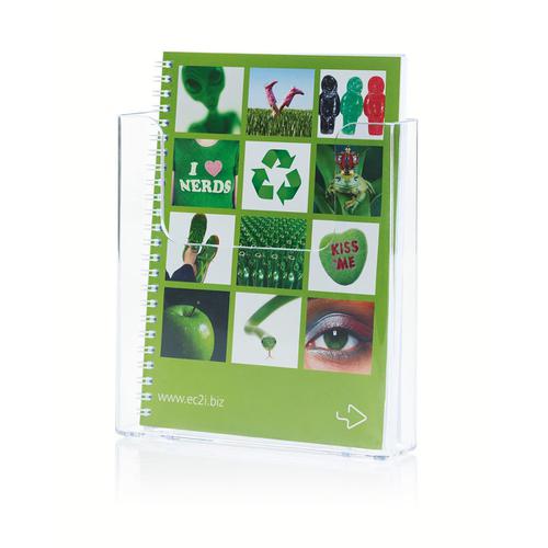 Flatback Literature Holder Wall Mounted Single Pocket Portrait A5 Clear 4019509 Buy online at Office 5Star or contact us Tel 01594 810081 for assistance