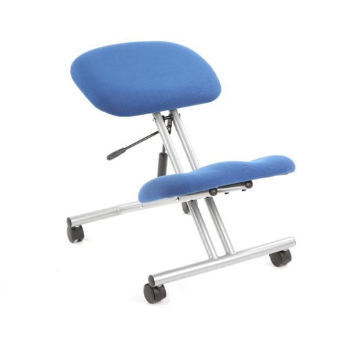 Trexus Kneeling Chair Blue 430x330x480-620mm Ref OP000071