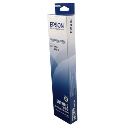 Epson SIDM Black Ribbon Cassette Fabric Nylon for LX-350 LX-300 Ref C13S015637 Epson