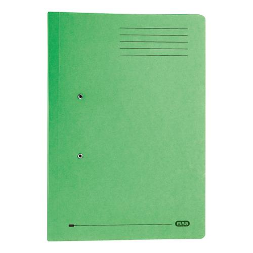 Elba StrongLine Transfer Spring File Recycled 320gsm Foolscap Green Ref 100090147 [Pack 25]