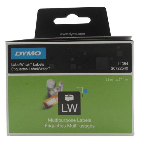 Dymo LabelWriter Labels Multipurpose White Ref 11354 S0722540 [Pack 1000] 842699 Buy online at Office 5Star or contact us Tel 01594 810081 for assistance