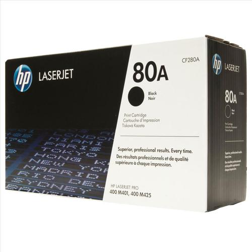HP 80A Laser Toner Cartridge Page Life 2560pp Black Ref CF280A
