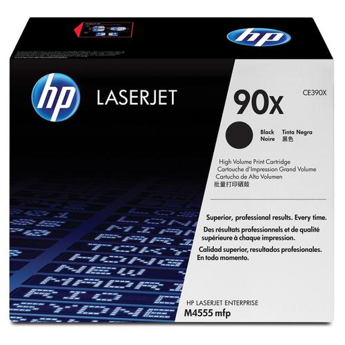 HP 90X Laser Toner Cartridge High Yield Page Life 24000pp Black Ref CE390X