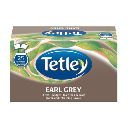Tetley Tea Bags Earl Grey Drawstring in Envelope Ref 1277 [Pack 25]