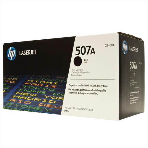 HP 507A Laser Toner Cartridge Page Life 5500pp Black Ref CE400A 4016320 Buy online at Office 5Star or contact us Tel 01594 810081 for assistance