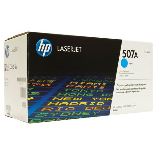 HP 507A Laser Toner Cartridge Page Life 6000pp Cyan Ref CE401A 4030096 Buy online at Office 5Star or contact us Tel 01594 810081 for assistance