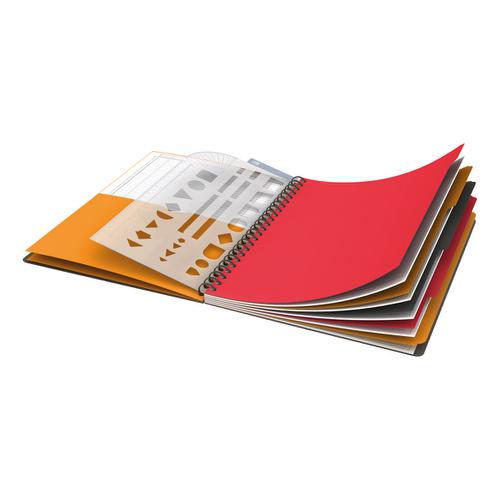 Oxford Int Mngrs Bk Poly Wbnd 80gsm Smart Ruled Perf Punched 4 Holes 160pp A4+ Ref 400010756 [Pack 5]  4077440
