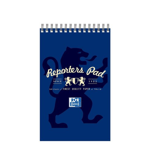 Oxford Campus Reporters Notebook 90gsm Ruled Perforated 140pp 125x200mm Assorted Ref 400013924 [Pack 10]  100823