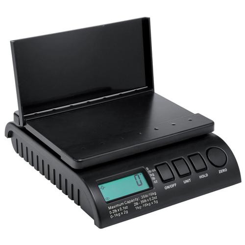 Postship Multi Purpose Scale 2g Increments Capacity 16kg LCD Display Black Ref PS160B Postship