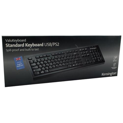 Kensington Value Keyboard USB Plug & Play Ref 1500109 ACCO Brands