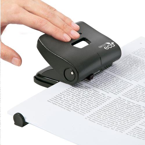 Rapesco ECO Medium Hole Punch - 100% Recycled ABS (20 Sheets) (black)