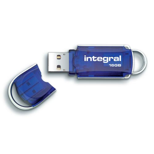 Integral Courier Flash Drive USB 3.0 Blue 16GB Ref INFD16GBCOU3.0  102207