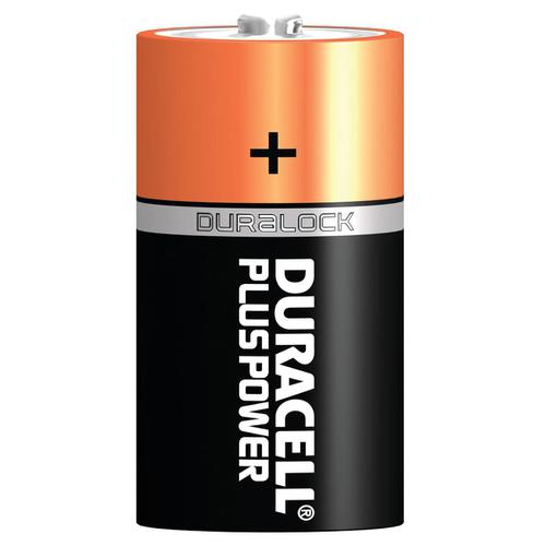 Duracell Plus Power Battery Alkaline 1.5V D Ref 81275443 [Pack 2] Duracell