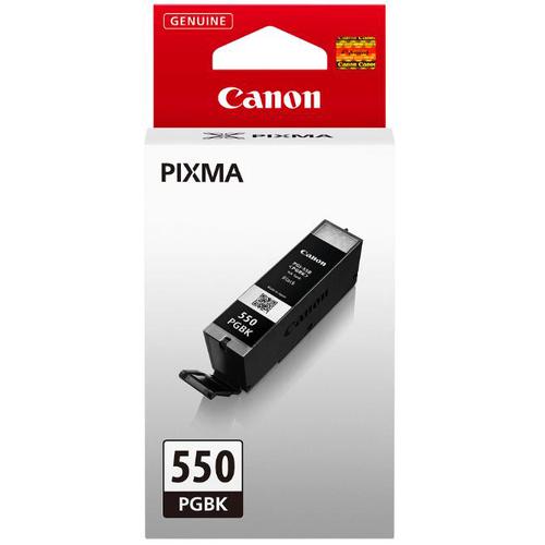 Canon PGI-550PGBK Inkjet Cartridge Page Life 300pp 15ml Black Ref 6496B001 Canon
