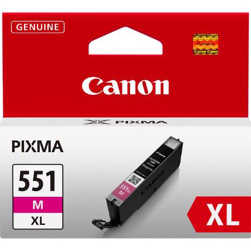 Canon CLI-551M XL Inkjet Cartridge 11ml Page Life 660pp Magenta Ref 6445B001