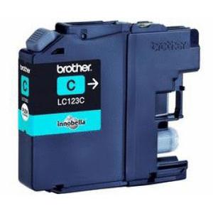 Brother Inkjet Cartridge Page Life 600pp Cyan Ref LC123C