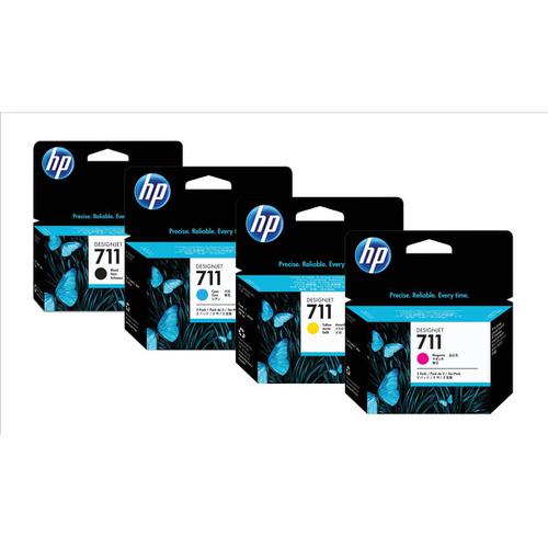 Hewlett Packard [HP ]No.711 Inkjet Cartridge 38ml Black Ref CZ129A