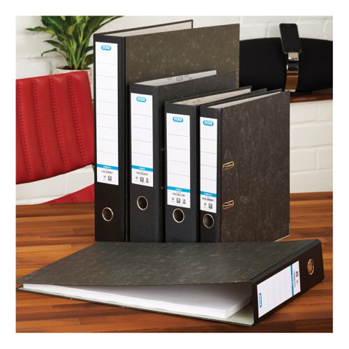 Elba Rado Lever Arch File A3 Portrait Cloud Paper Slotted Cover 80mm Spine Ref 100080746