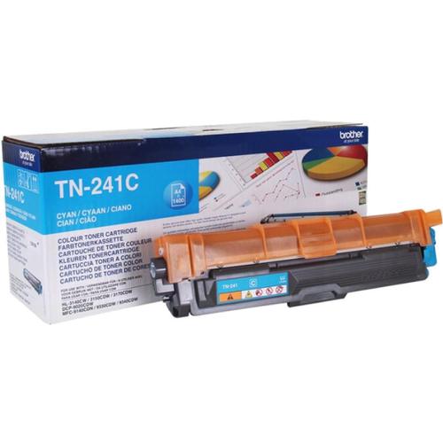 Brother Laser Toner Cartridge Page Life 1400pp Cyan Ref TN241C