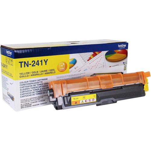 Brother Laser Toner Cartridge Page Life 1400pp Yellow Ref TN241Y Brother