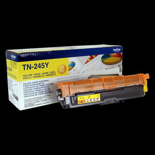Brother Laser Toner Cartridge High Yield Page Life 2200pp Yellow Ref TN245Y Brother