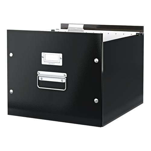 Leitz Click and Store Archive Box For A4 Suspension Files Black Ref 60460095  4052299