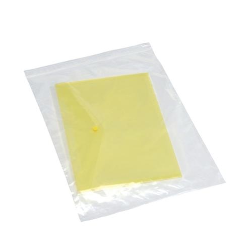 Grip Seal Polythene Bags Resealable Plain 40 Micron 330x450mm PG16 [Pack 1000