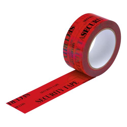 Security Tape Tamper Evident 48mmx50m Red