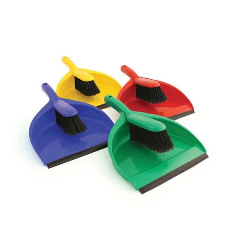 Dustpan and Brush Set Soft Bristles Blue [SET] 4027824 Buy online at Office 5Star or contact us Tel 01594 810081 for assistance
