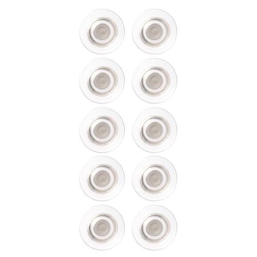 Nobo Glass Whiteboard Magnets Dia 32mm Clear Ref 1903854 [Pack 10]  4042061