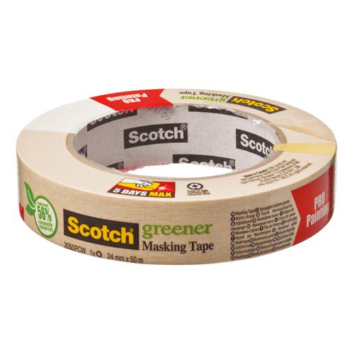 Scotch Greener Masking Tape 24mmx50m Ref 2050 1A PCW