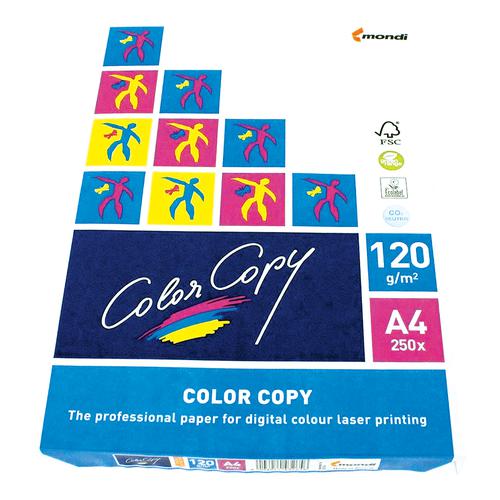 Color Copy Paper Premium Super Smooth 120gsm FSC A4 White Ref CCW0330 [250 Sheets]