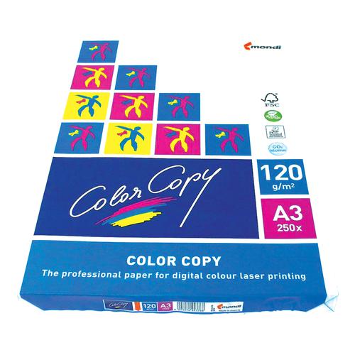 Color Copy Paper Premium Super Smooth 120gsm FSC A3 White Ref CCW1030 [250 Sheets]