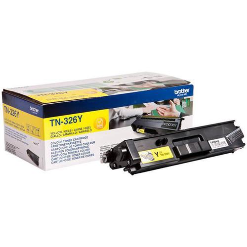 Brother Laser Toner Cartridge High Yield Page Life 3500pp Yellow Ref TN326Y