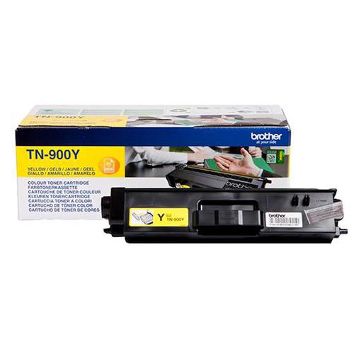 Brother Laser Toner Cartridge Page Life 6000pp Yellow Ref TN900Y 4068469 Buy online at Office 5Star or contact us Tel 01594 810081 for assistance