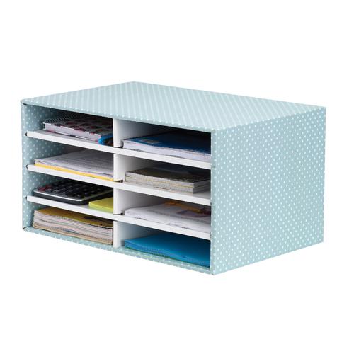 Bankers Box by Fellowes Desktop Sorter Stackable Fastfold Recycled FSC A4 Green/White Ref 4482601 Fellowes