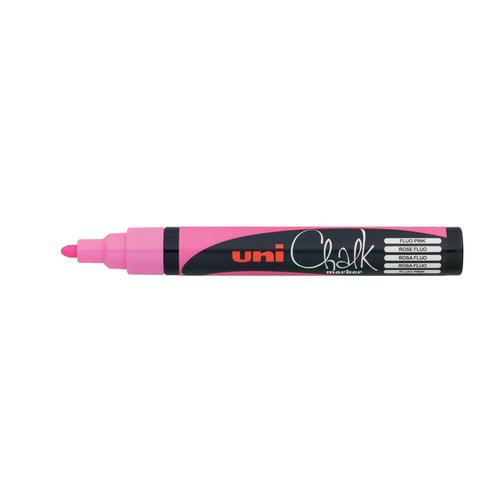 Uni Chalk Marker Medium Bullet Tip PWE-5M Line Width 1.8-2.5mm Wallet Assorted Ref 153528181 [Pack 4] Mitsubishi Pencil Company
