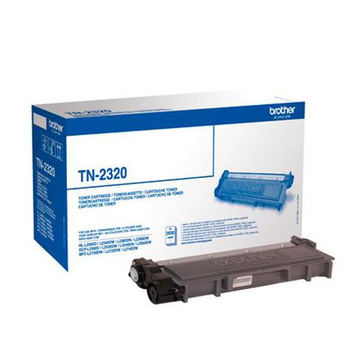 Brother Laser Toner Cartridge High Yield Page Life 2600pp Black Ref TN2320  4068196 Buy online at Office 5Star or contact us Tel 01594 810081 for assistance
