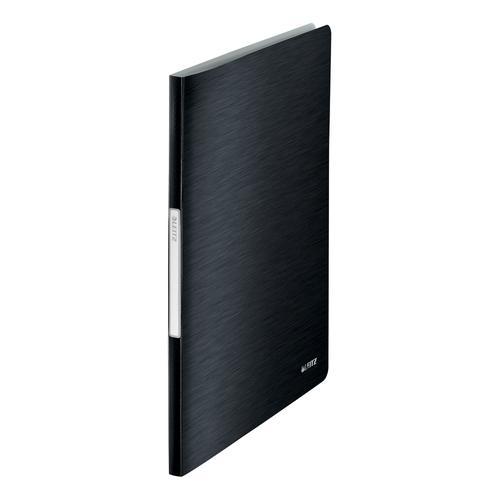 Leitz Style Display Book Soft Polypropylene 20 Pockets A4 Black Ref 39580094 Esselte